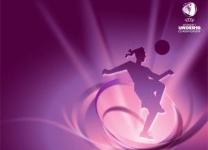 Futboll-Femra-Euro-U-19-logo