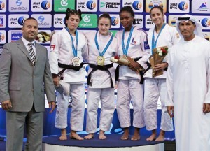 Xhudo-Distria-Krasniqi-podium-Abu-Dhabi-2015