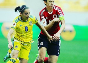 Futboll-Femra-Ukraine-Shqiperi-2-0-Seranaj-duel